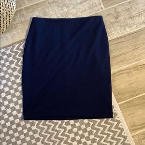 Navy Blue Pencil Skirt